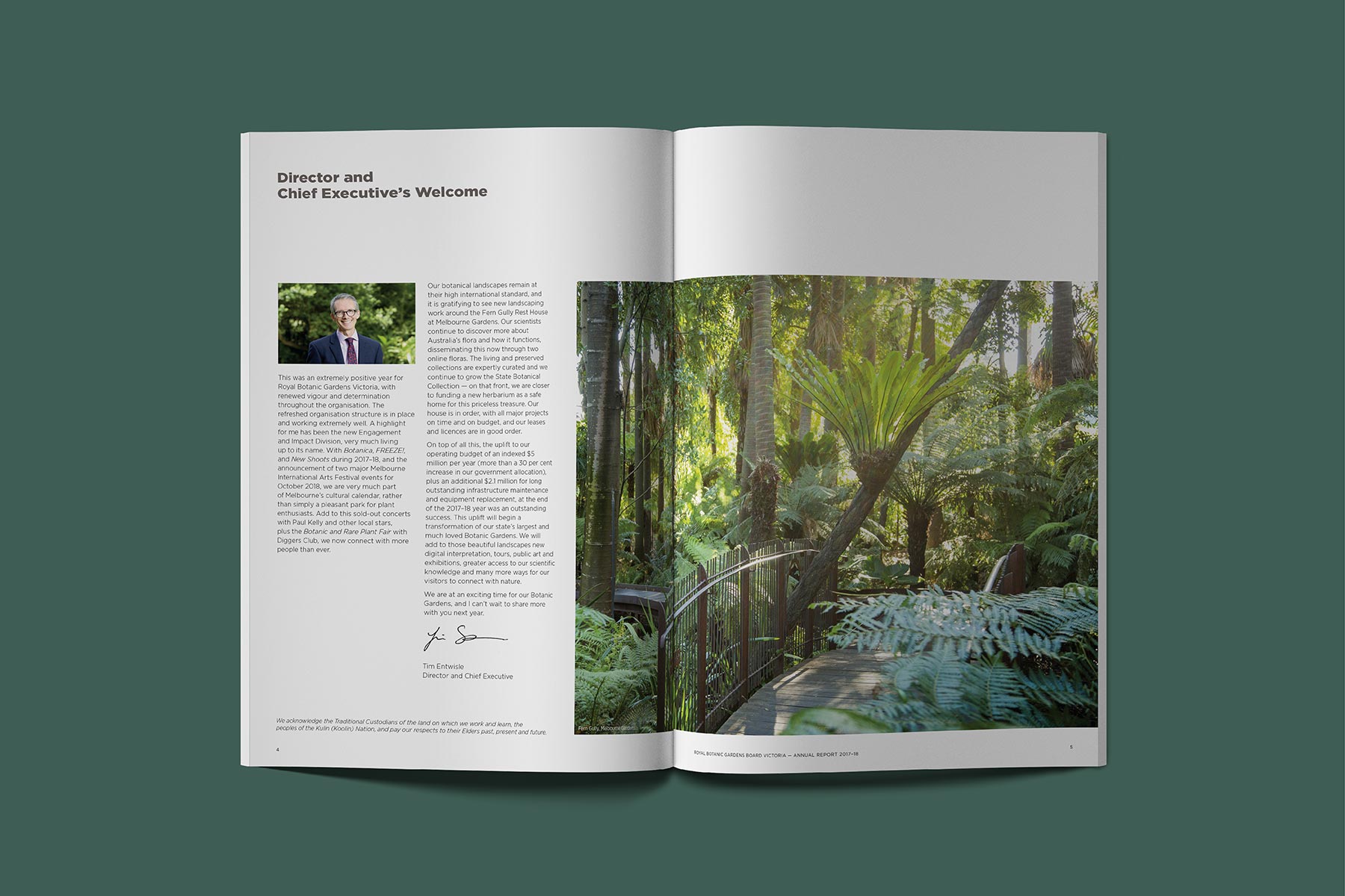 Royal Botanic Gardens Victoria - annual report