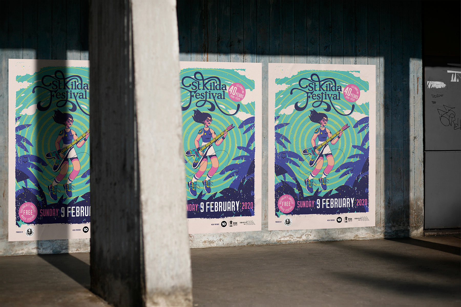 St Kilda Festival 2020 posters