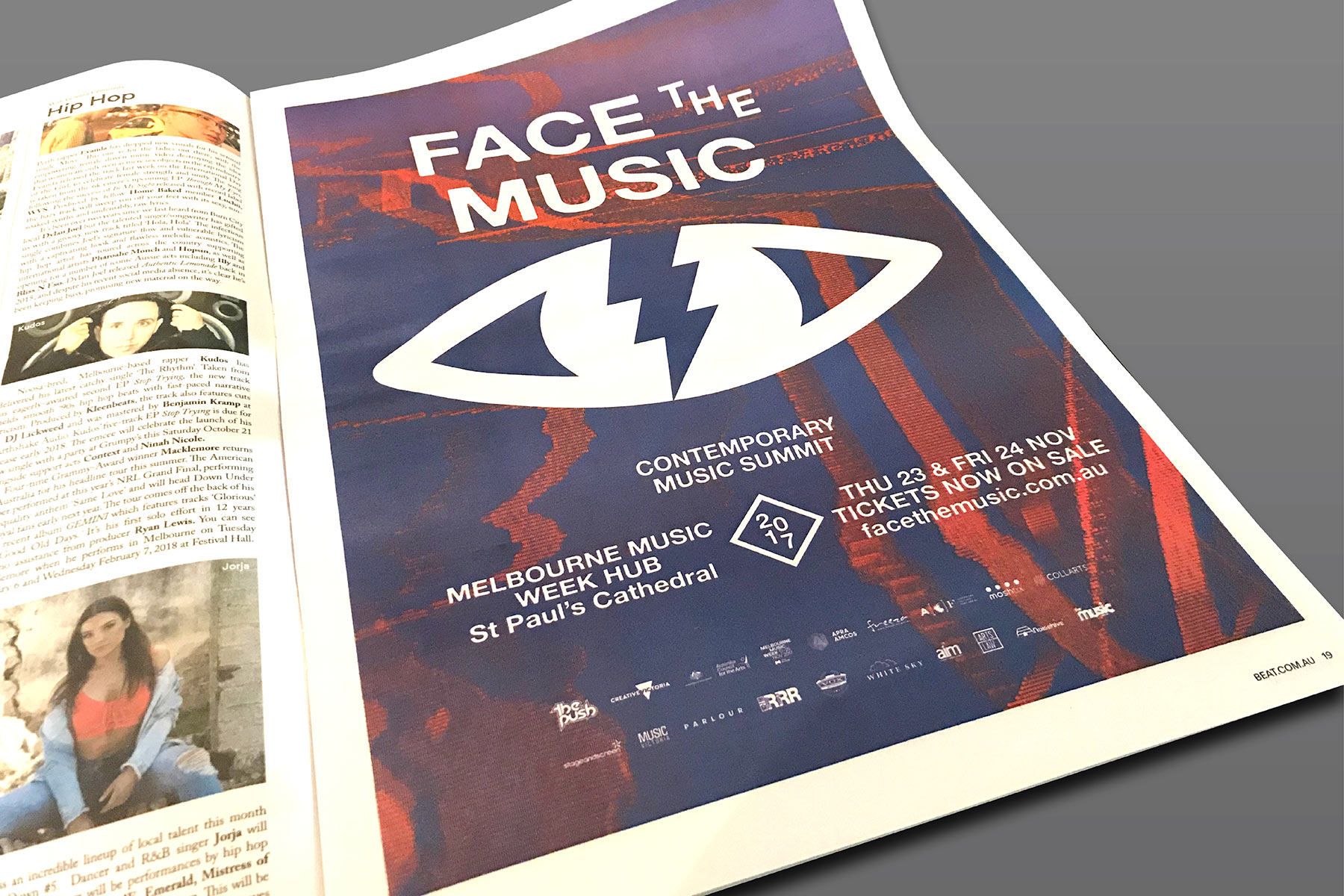 Face the Music - branding